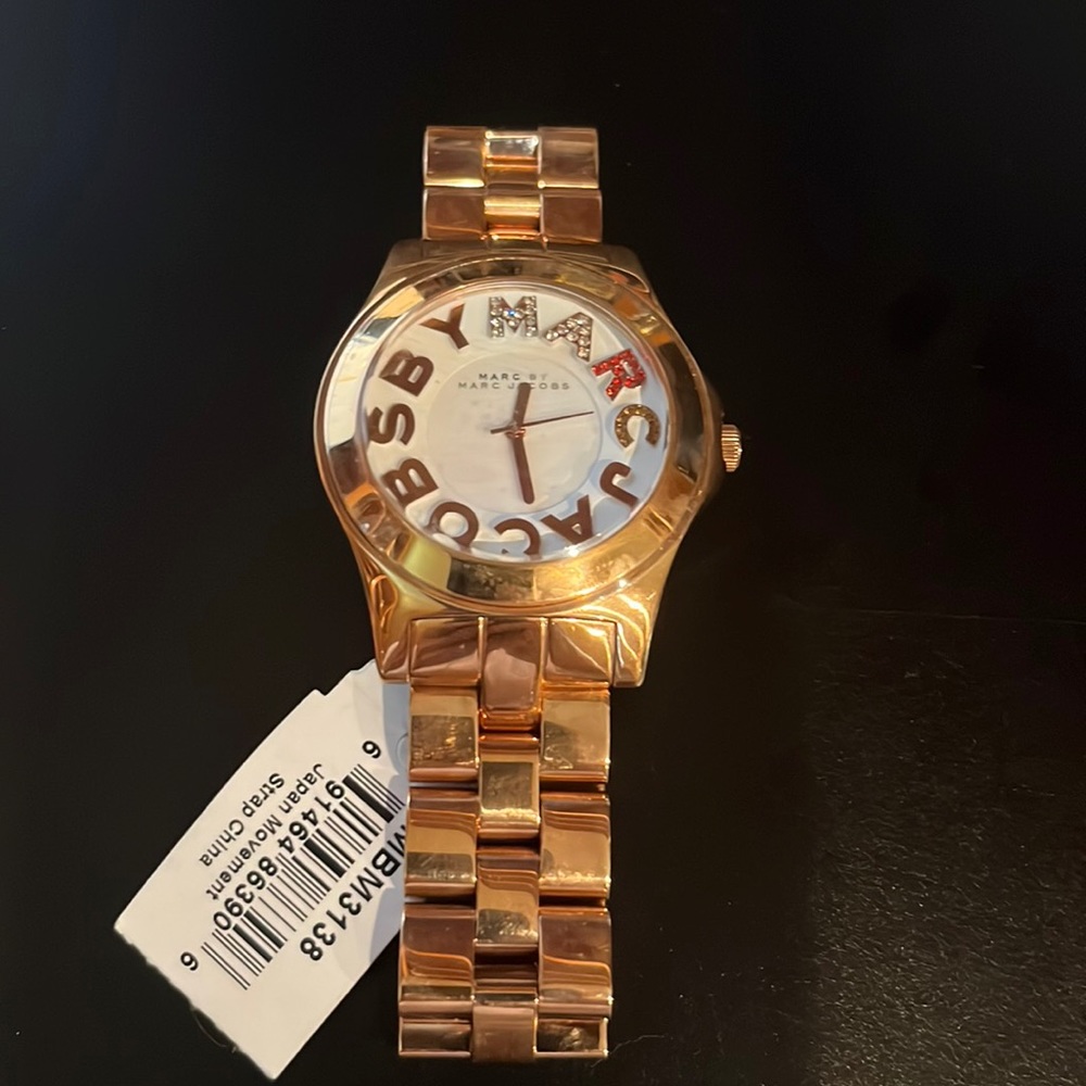 Marc by Marc Jacobs Rivera Rose Gold Ion-Plated Unisex Watch